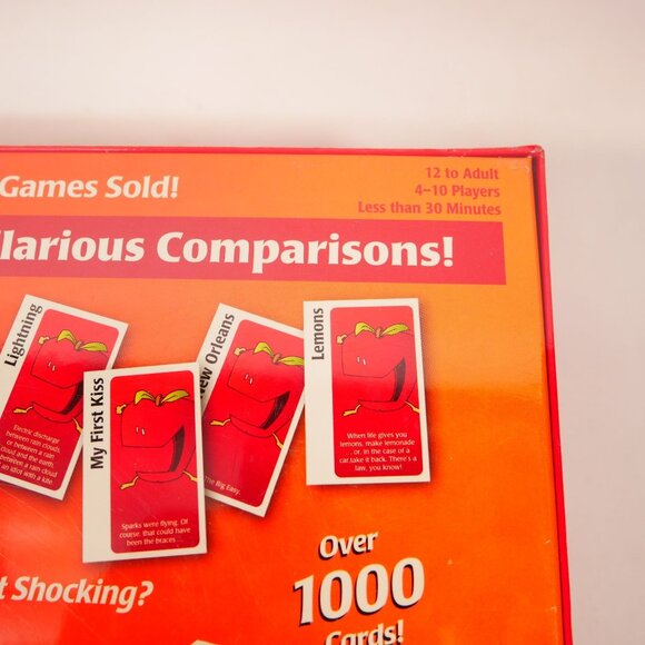 Apples To Apples Party Box Game Of Hilarious Comparisons New in Sealed Box - Picture 4 of 7
